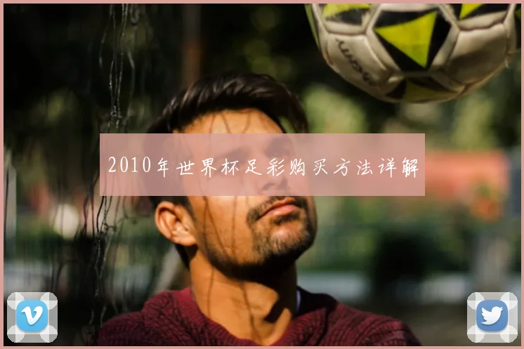 2010年世界杯足彩购买方法详解