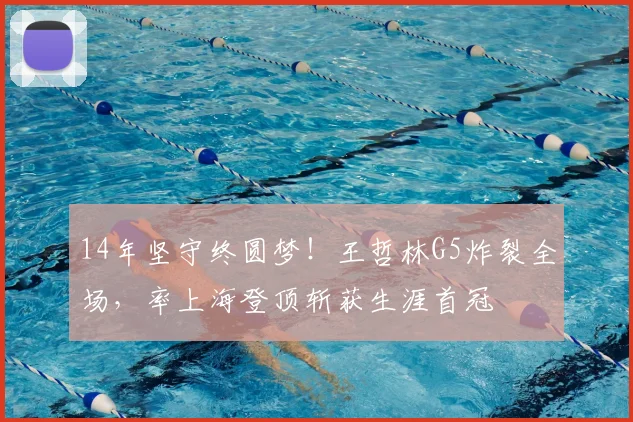 14年坚守终圆梦!王哲林G5炸裂全场,率上海登顶斩获生涯首冠